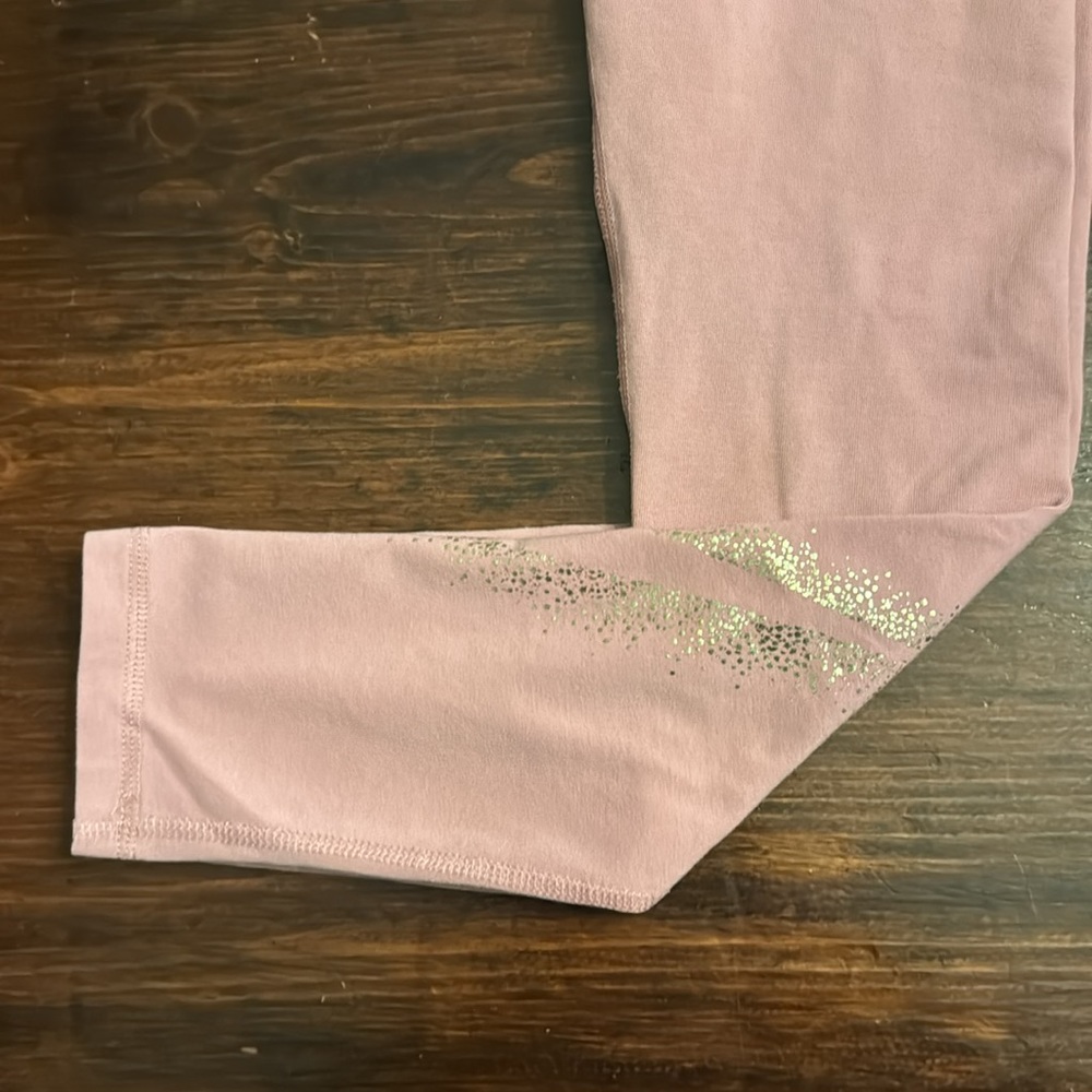 Girls Nike large leggings pink with rhinestones brand new with out tag - Picture 2 of 4